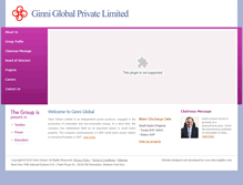 Tablet Screenshot of ginniglobal.com